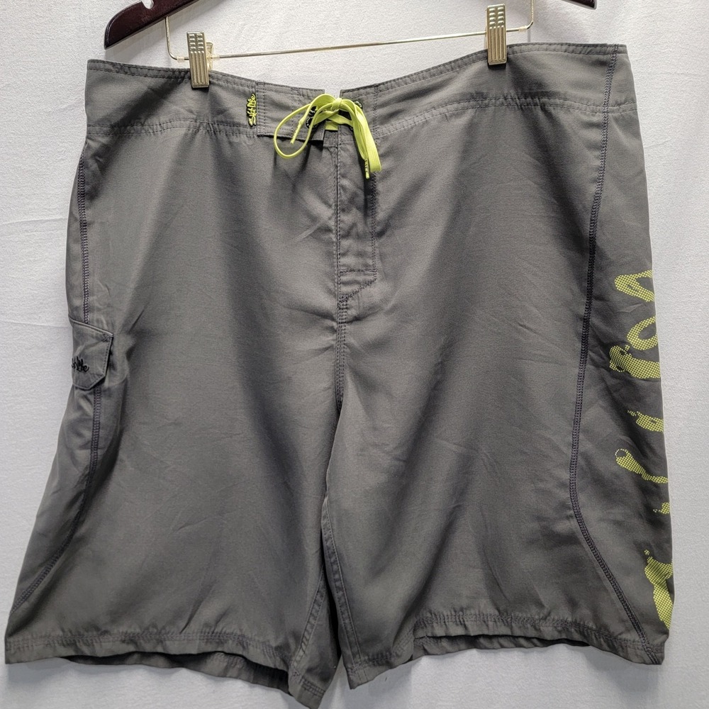 SALT LIFE SLX-QD SKULL PRINT BOARD SHORTS MEN-42"‎ Waist Surf Swim Beach